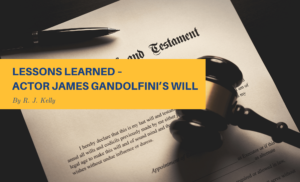 Lessons Learned - Actor James Gandolfinis Will